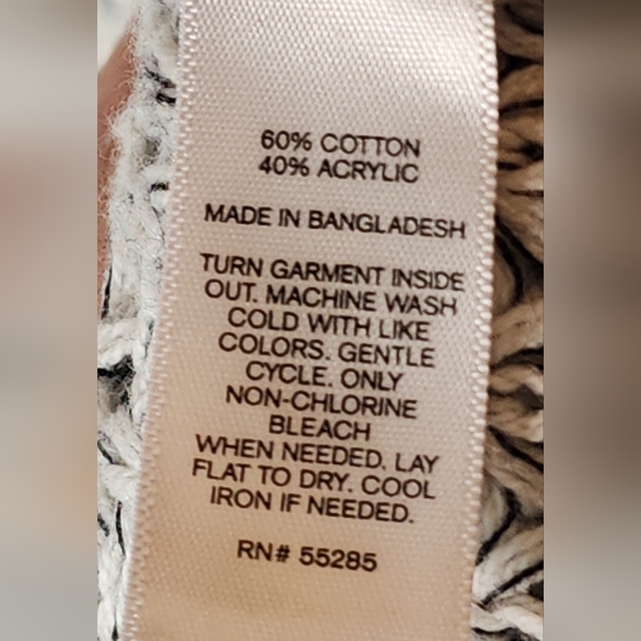 Express Outlet Long Sweater XS Marled Open Pockets - Picture 4 of 8